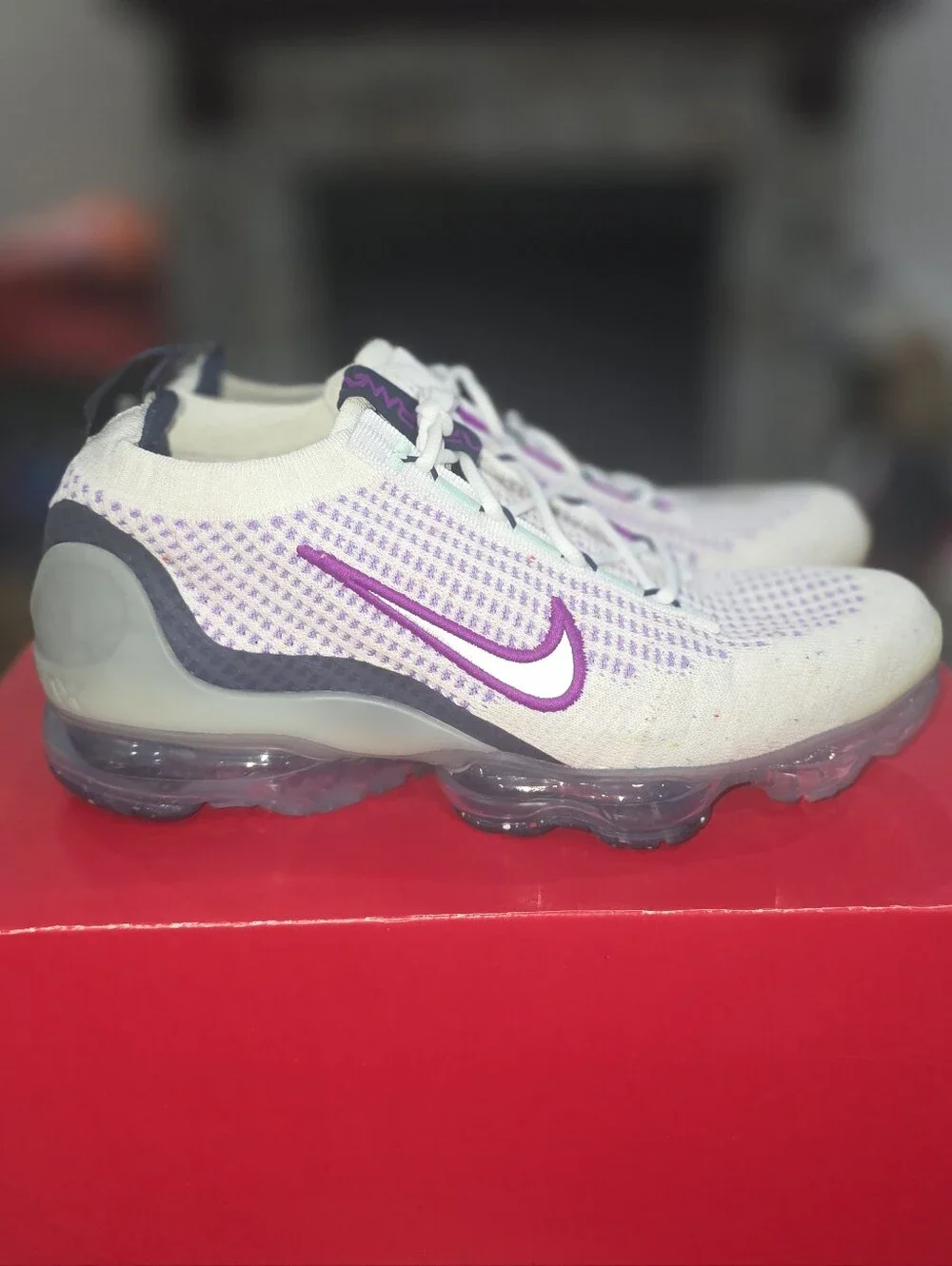 Nike Air VaporMax 2021 FK Violet Frost Midnight Navy Sneakers